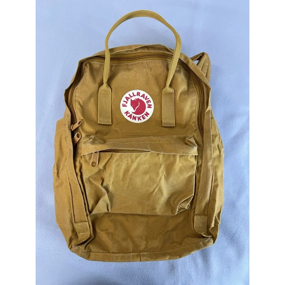 Fjallraven Kanken Classic Mustard Yellow Casual Backpack